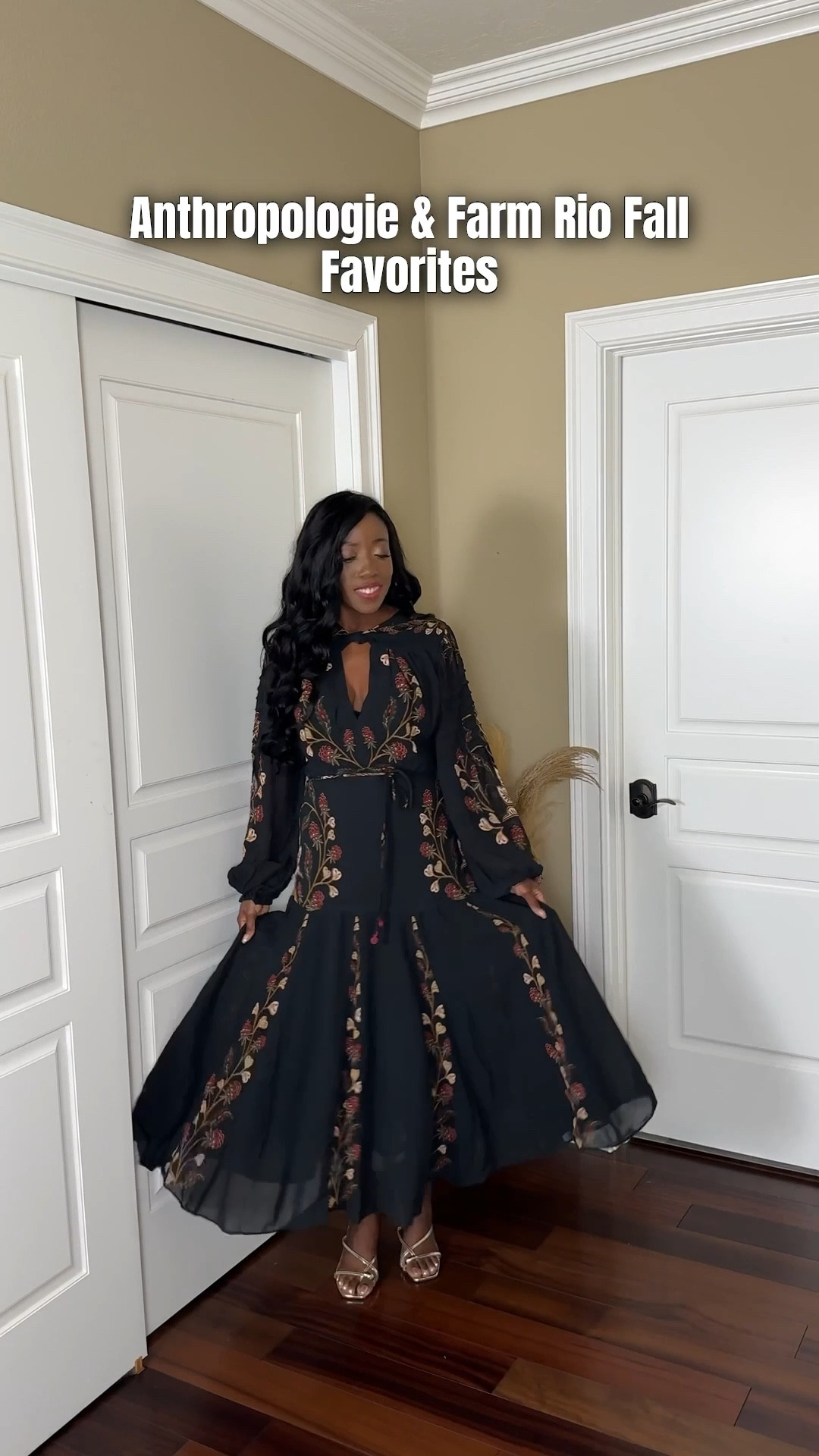 Anthropologie & Farm Rio Fall Favorites 
Look 1: 
Mesh Top true to size. Wearing a small. 
Wide leg pants. True to size. Wearing a 6. 
Look 2: 
Black maxi dress is true to size small. Wearing a small. 
Look 3: 
Out of stock. Added similar looks. 
Look 4: 
Couldn’t find the exact print but this dress comes in other beautiful prints. True to size. Wearing a small. 

Fall Fashion, Fall Outfit, Labor Day, 

#LTKSeasonal #Ootd 

#LTKSaleAlert #LTKOver40 #LTKStyleTip