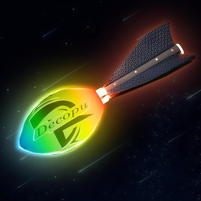 Latest Light Up Football-Glow in The Dark Ball-Rechargeable-Vibration color change-Outdoor Sports... | Amazon (US)