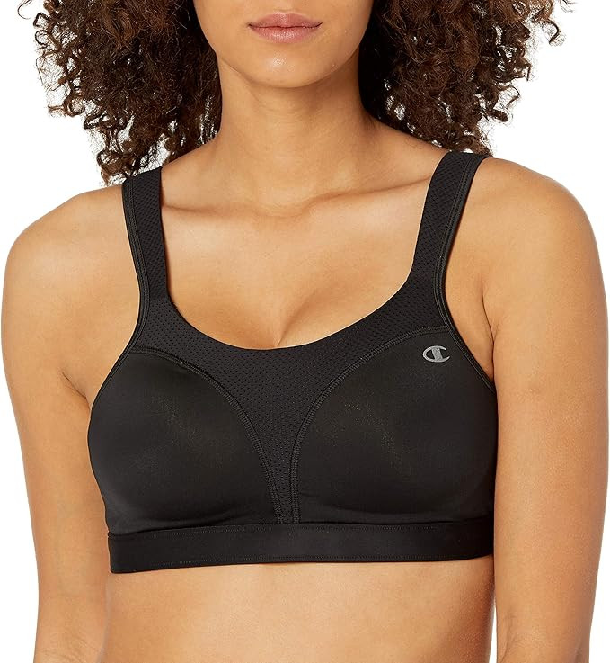 Champion Women's Spot Comfort, Max Support, High Impact Wireless Sports Bra | Amazon (US)
