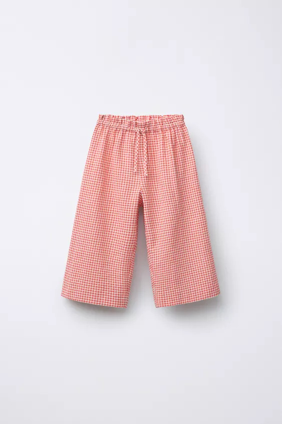 GINGHAM PANTS | Zara US