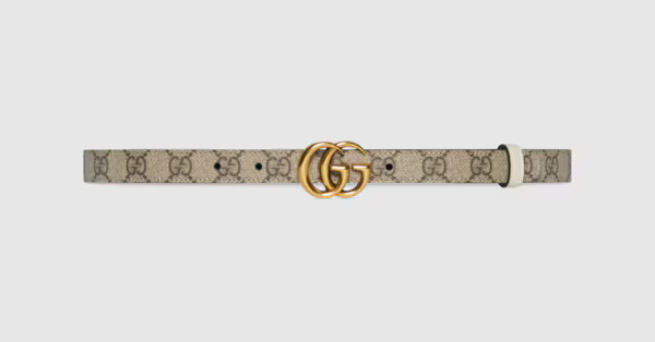 Gucci GG Marmont reversible thin belt | Gucci (US)