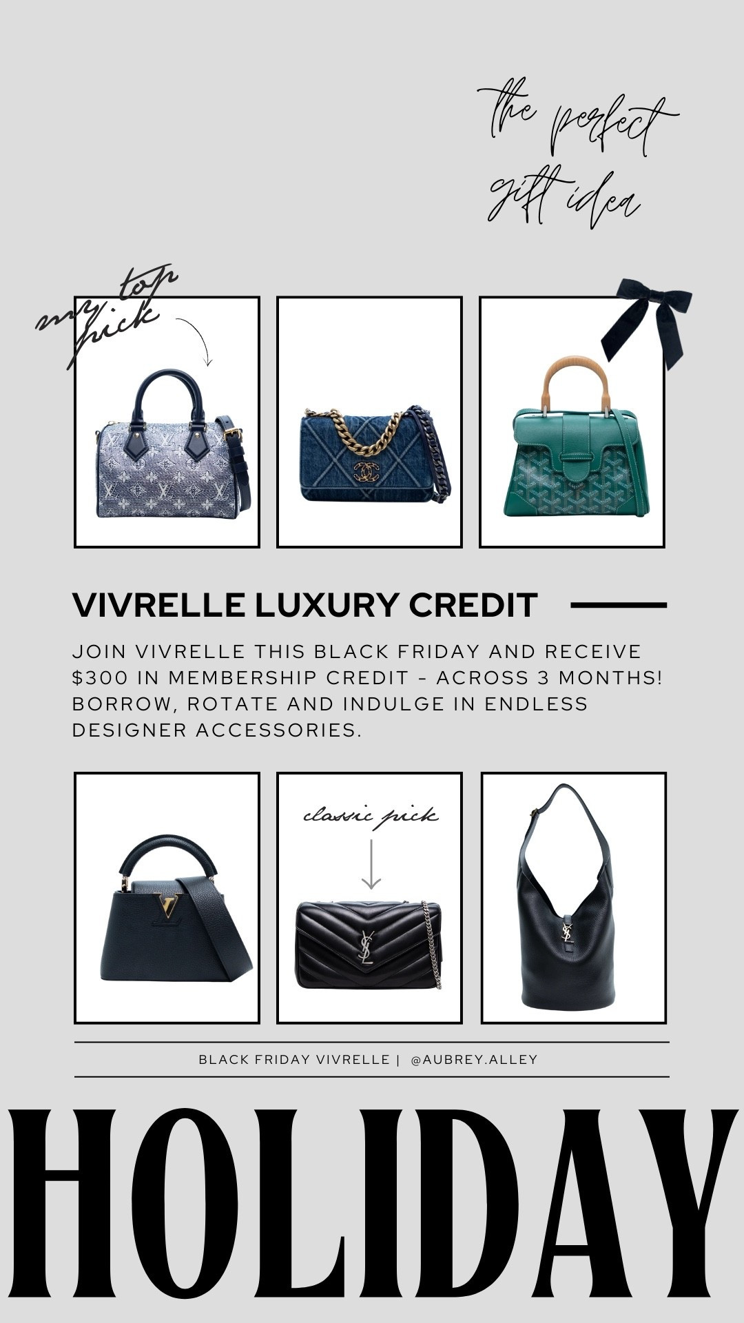 the perfect gift idea for someone special or for yourself (use code: SHOPMY300)

#LTKHoliday #LTKGiftGuide