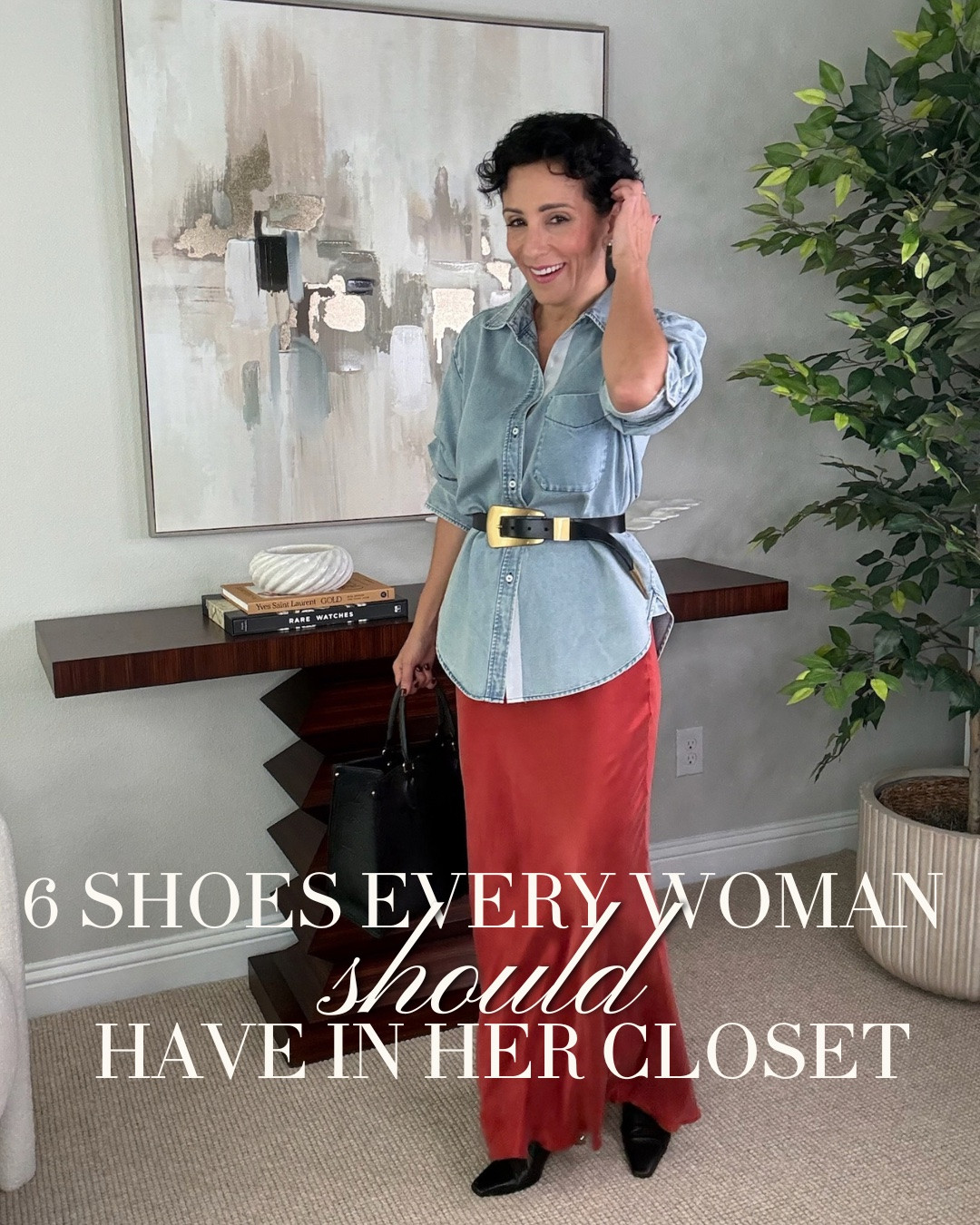 The right shoes can completely change the way an outfit feels. These are the six styles I believe every woman can benefit from having in her closet because they work with so many different pieces, from denim and trousers to skirts and dresses.

I always look for shoes that balance comfort, versatility and style. The best pairs are the ones you reach for again and again.

shoe essentials, wardrobe shoes, classic shoes, everyday shoes, ballet flats, ankle boots, fall shoes, women over 50 style, timeless wardrobe, shoe styling, elevated everyday style, StyleWithEugenia

#LTKootd #LTKgrwm #LTKdayinmylife