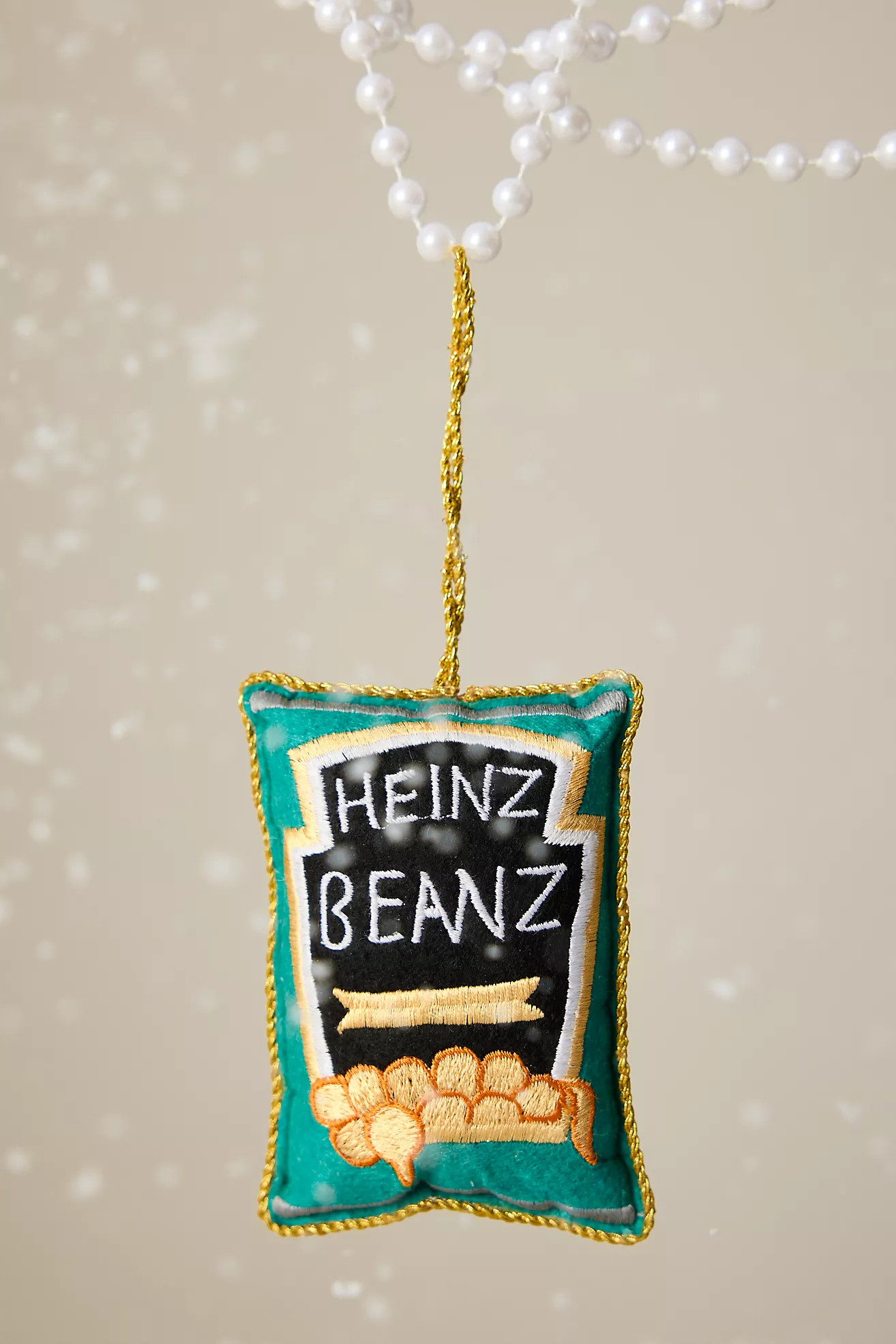 studio THIE Heinz Beans Felt Ornament | Anthropologie (UK)
