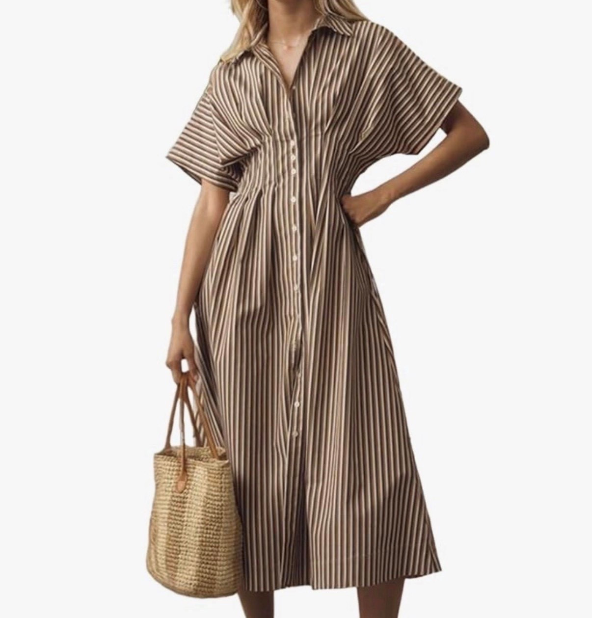 Shirt dress
Stripe dress
Dress 

#LTKstyletip #LTKSeasonal