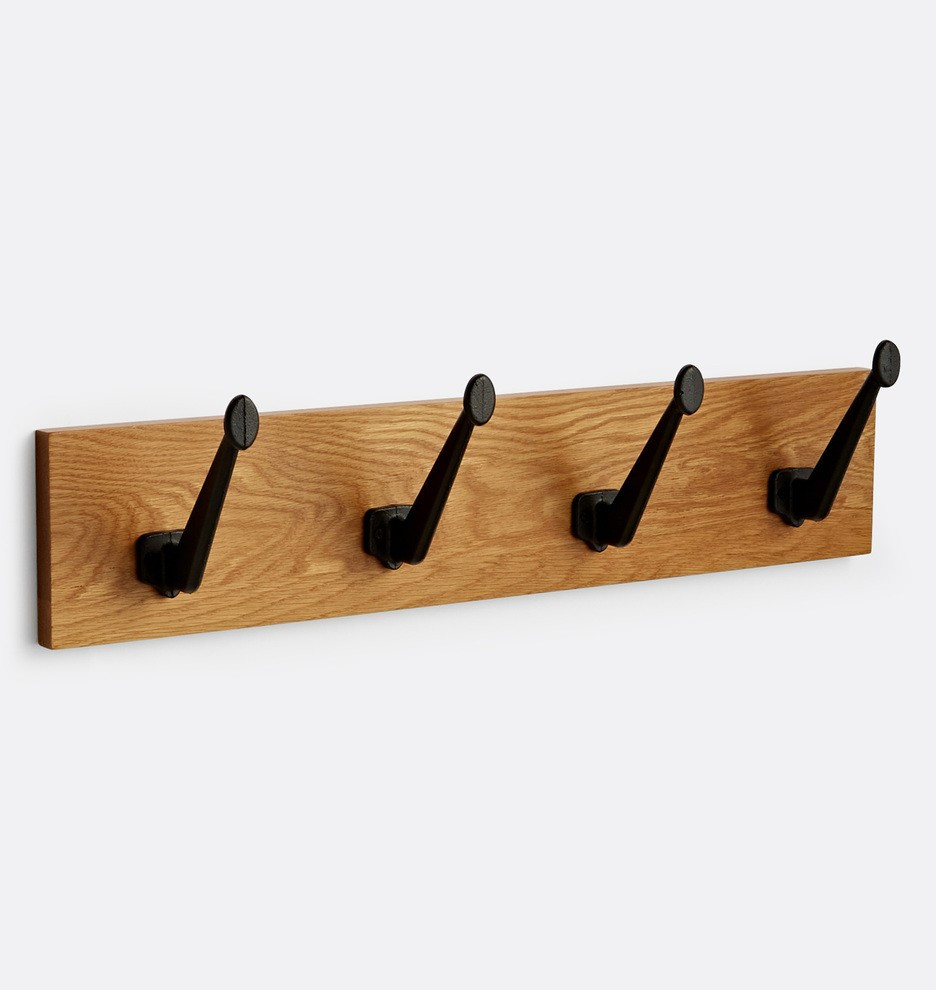 Cooper White Oak Hook Rack | Rejuvenation