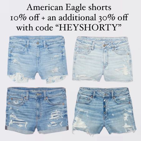 American Eagle shorts! 10% off pulse an additional 30% off with code “heyshorty"

#LTKsalealert #LTKstyletip
