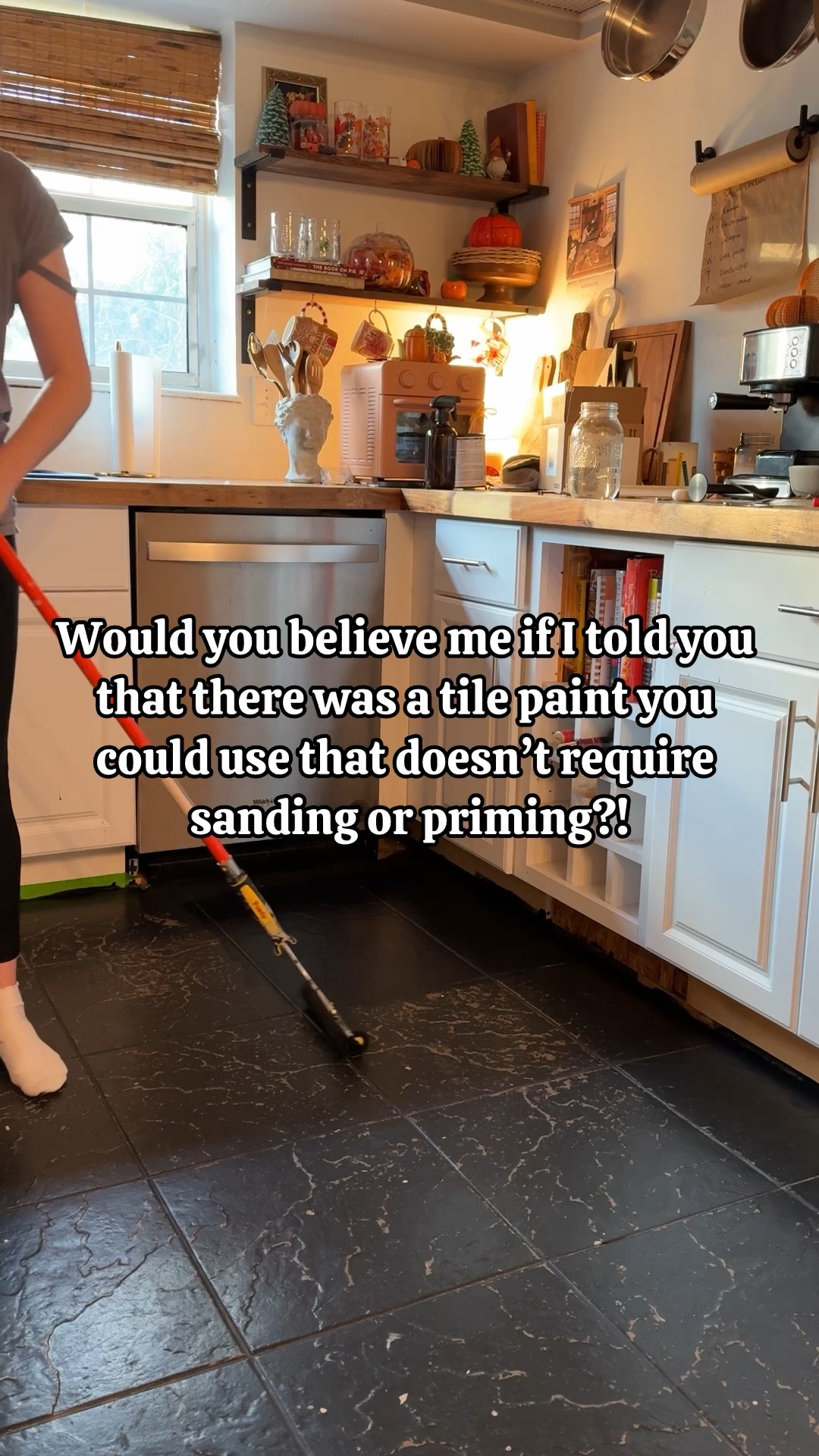 This paint works on tile, wood, linoleum, concrete, and previously painted surfaces with no priming or sanding required!



#LTKHome
