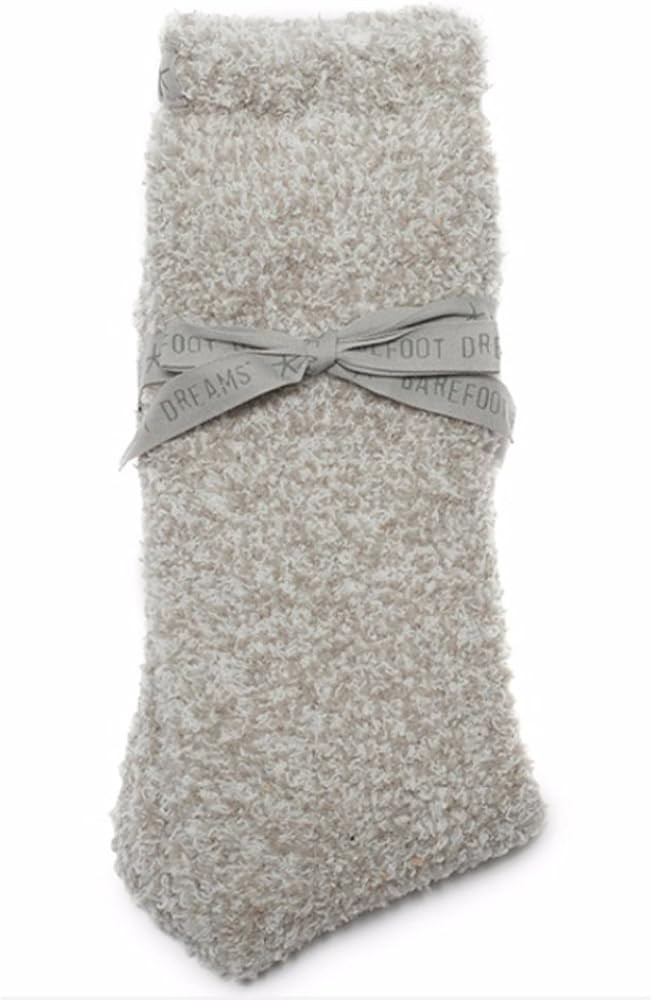 Barefoot Dreams Cozychic Women's Heathered Socks, Oyster-White at Amazon Women’s Clothing store | Amazon (US)