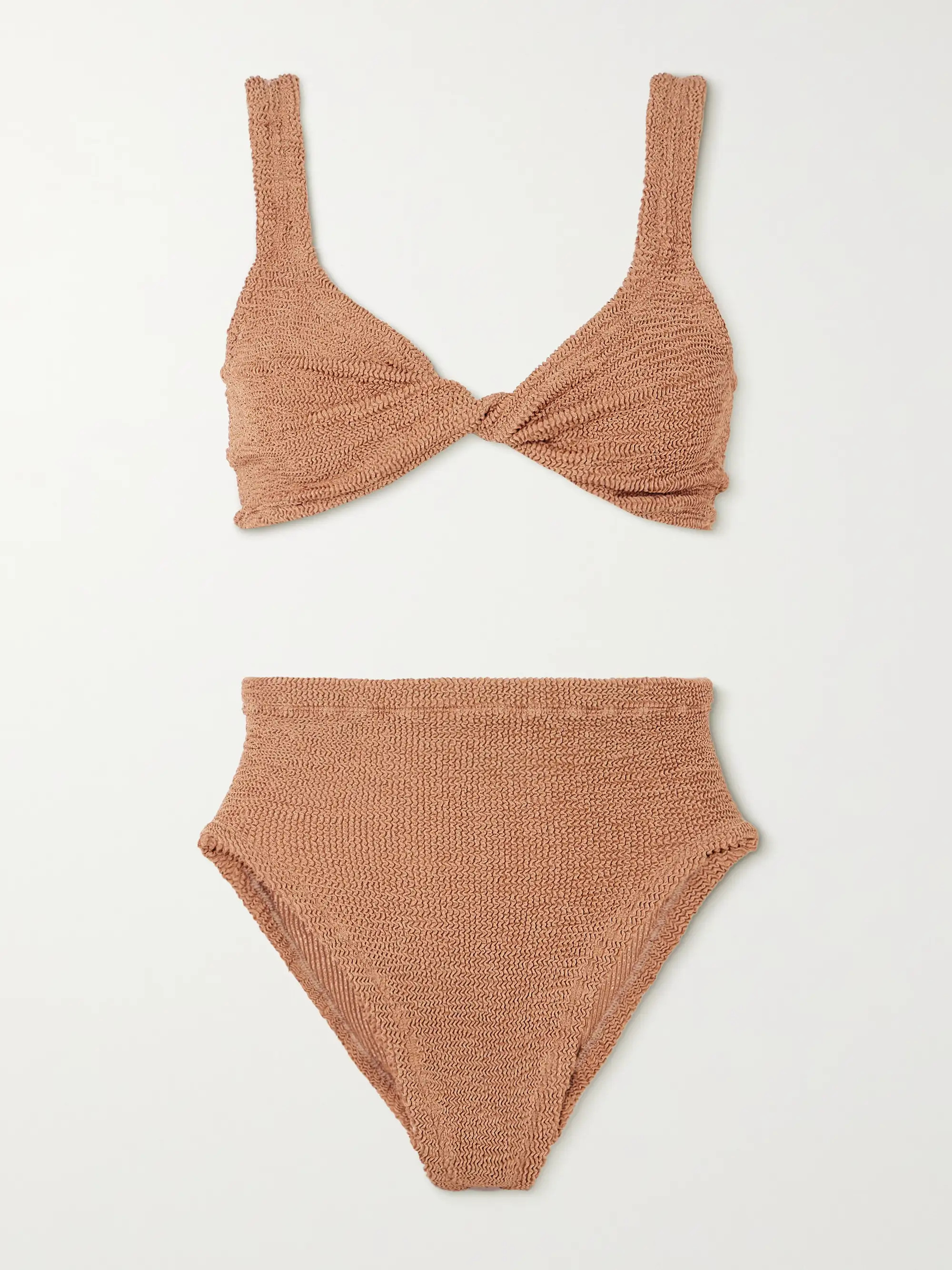 Jamie metallic seersucker bikini | NET-A-PORTER (US)