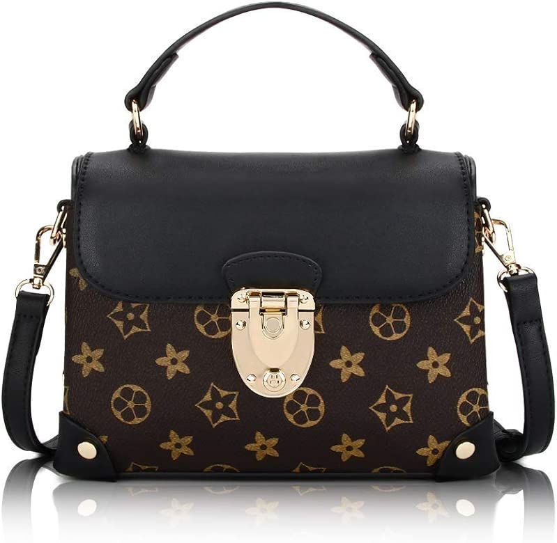 Designer Shoulder Bags for women, Retro Crossbody Purse and Handbags, Monogram messager bag | Amazon (US)
