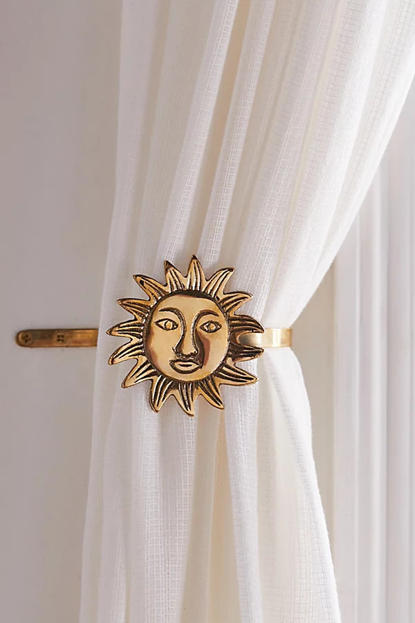Sun Metal Curtain Tie-Back Set | Urban Outfitters (US and RoW)