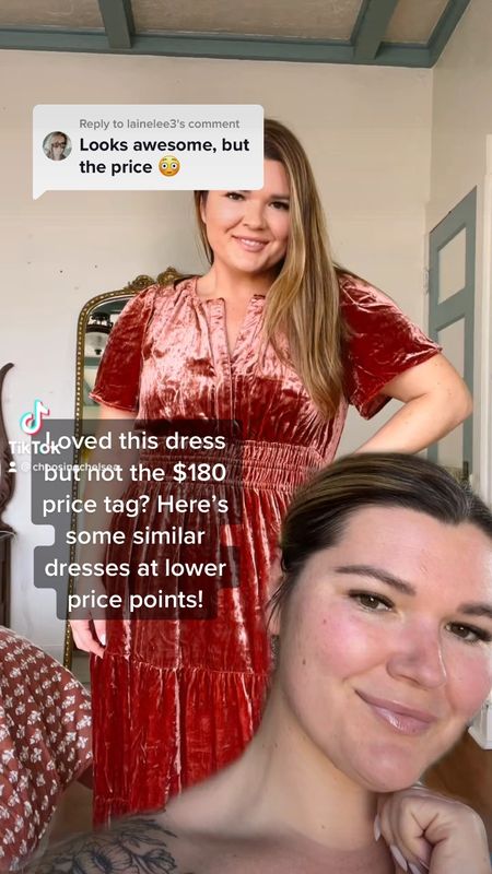 This velvet maxi dress is a dream but has a high price tag, here are some similar dresses at much lower price points!

#LTKHoliday #LTKunder100 #LTKSeasonal