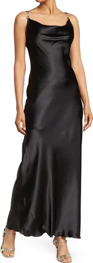 Jump Apparel Solid Long Satin Slip Dress | Nordstromrack | Nordstrom Rack