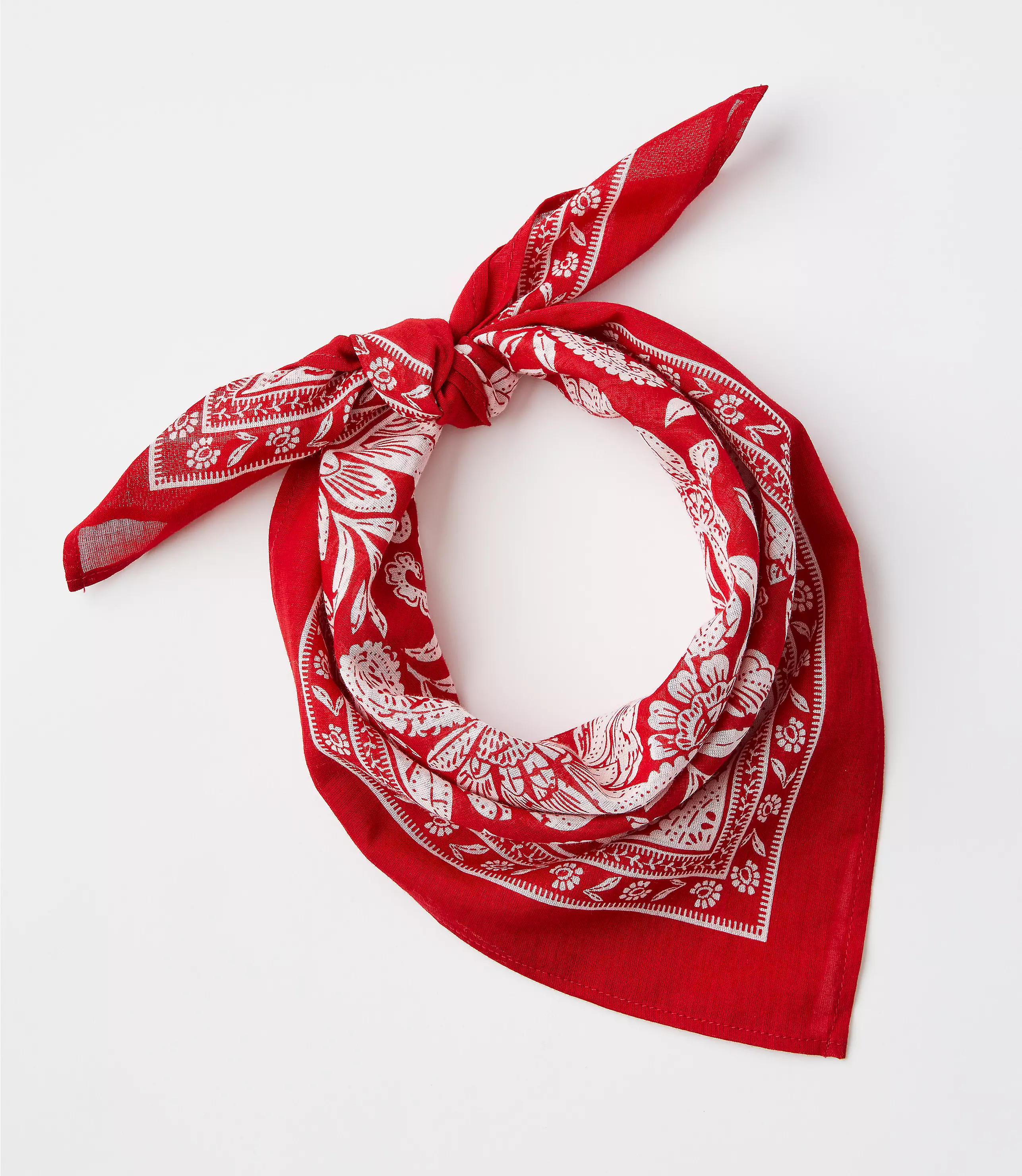 Plaid Bandana Scarf | LOFT