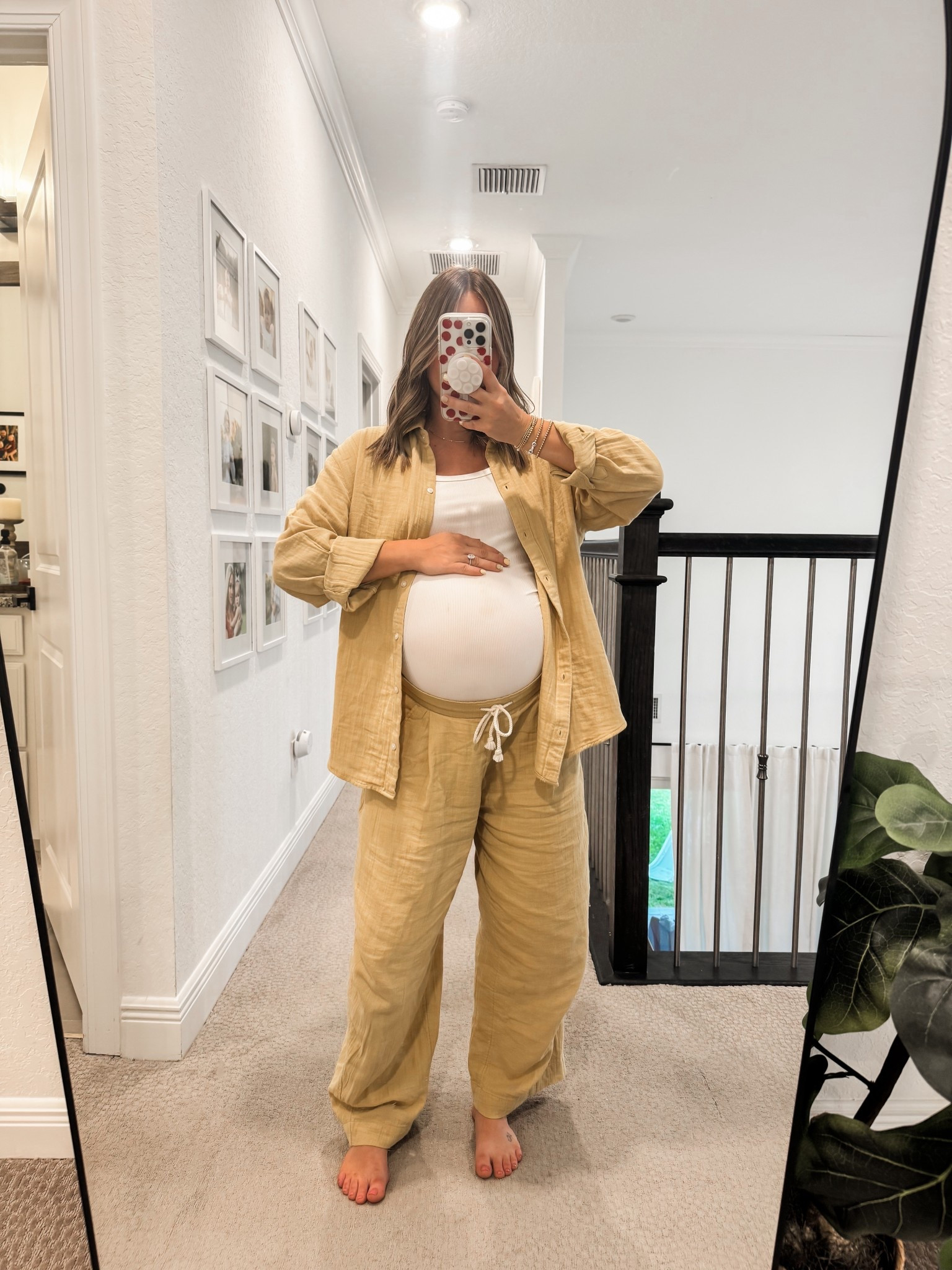 I now want all the colors! 
Wearing size medium in both! Pants are petite style and glad I did! They won’t drag on ground for me! 

#LTKBump #LTKootd #LTKmomlife