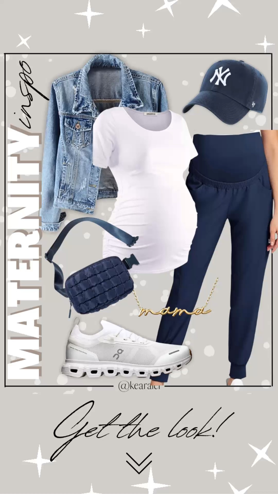 Spring outfits 2026 maternity outfit winter pregnancy outfits idea navy blue maternity joggers leggings scrubs sweats over the bump with white maternity shirt short sleeve and denim jacket and women’s white on cloud 6 sneakers 47 brand navy blue New York Yankees baseball hat trucker hat cap blue quilted puffer crossbody bum bag purse carryall tote handbag white black striped crew socks for women gold mama necklace Amazon fall outfits affordable baby bump style || #maternity #outfits #outfit #cardigan #coatigan #amazon #pinkblush #motherhood #bump #pregnancy #pregnant
.
.
.
baby shower dress, Maternity Dresses, Maternity, over the bump, motherhood maternity, pinkblush, mama shirt sweatshirt pullover, hospital bag, nursery, maternity photos, baby moon, pregnancy, pregnant, maternity leggings, maternity tops, diaper bag, mama necklace, baby boy, baby girl outfits, newborn, mom, 

Amazon fashion, teacher outfits, business casual, casual outfits, neutrals, street style, Midi skirt, Maxi Dress, Swimsuit, Bikini, Travel, skinny Jeans, Puffer Jackets, Concert Outfits, Cocktail Dresses, Sweater dress, Sweaters, cardigans Fleece Pullovers, hoodies, button-downs, Oversized Sweatshirts, Jeans, High Waisted Leggings, dresses, joggers, fall Fashion, winter fashion, leather jacket, Sherpa jackets, Deals, shacket, Plaid Shirt Jackets, apple watch bands, lounge set, Date Night Outfits, Vacation outfits, Mom jeans, shorts, sunglasses, Disney outfits, Romper, jumpsuit, Airport outfits, biker shorts, Weekender bag, plus size fashion, Stanley cup tumbler, Target, Abercrombie and fitch, Amazon, Shein, Nordstrom, H&M, forever 21, forever21, Walmart, asos, Nordstrom rack, Nike, adidas, Vans, Quay, Tarte, Sephora, lululemon, free people, j crew jcrew factory, old navy


#LTKBaby #LTKBump #LTKootd