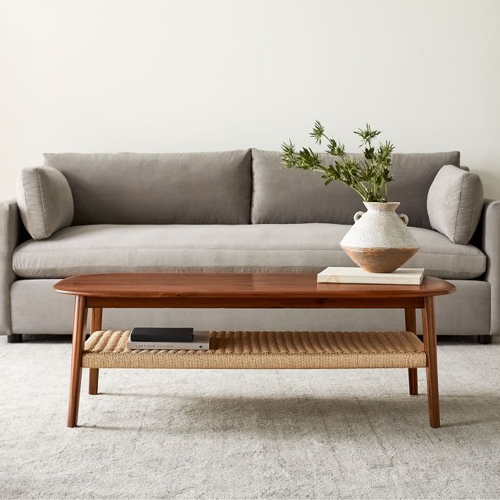 Chadwick Mid-Century Rectangle Coffee Table (48") | West Elm (US)