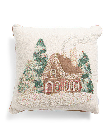 20x20 Holiday House And Trees Pillow | Throw Pillows | Marshalls | Marshalls