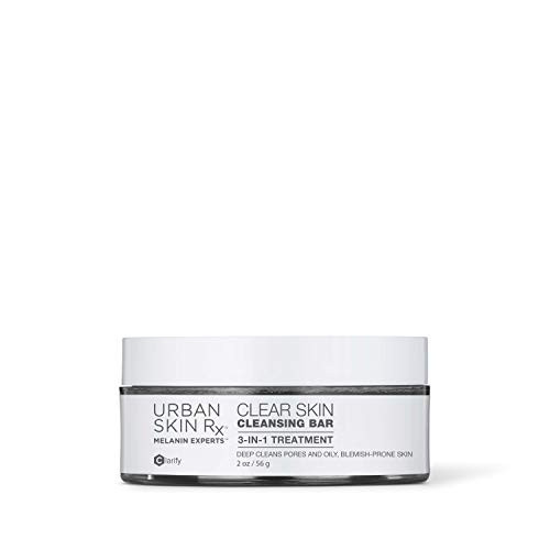 Urban Skin Rx Clear Skin Cleansing Bar | 3-in-1 Daily Cleanser, Exfoliator and Mask Removes Excess Oil and Improves Blemishes, Formulated with Salicylic Acid, Eucalyptus and Sulfur | 2.0 Oz | Amazon (US)
