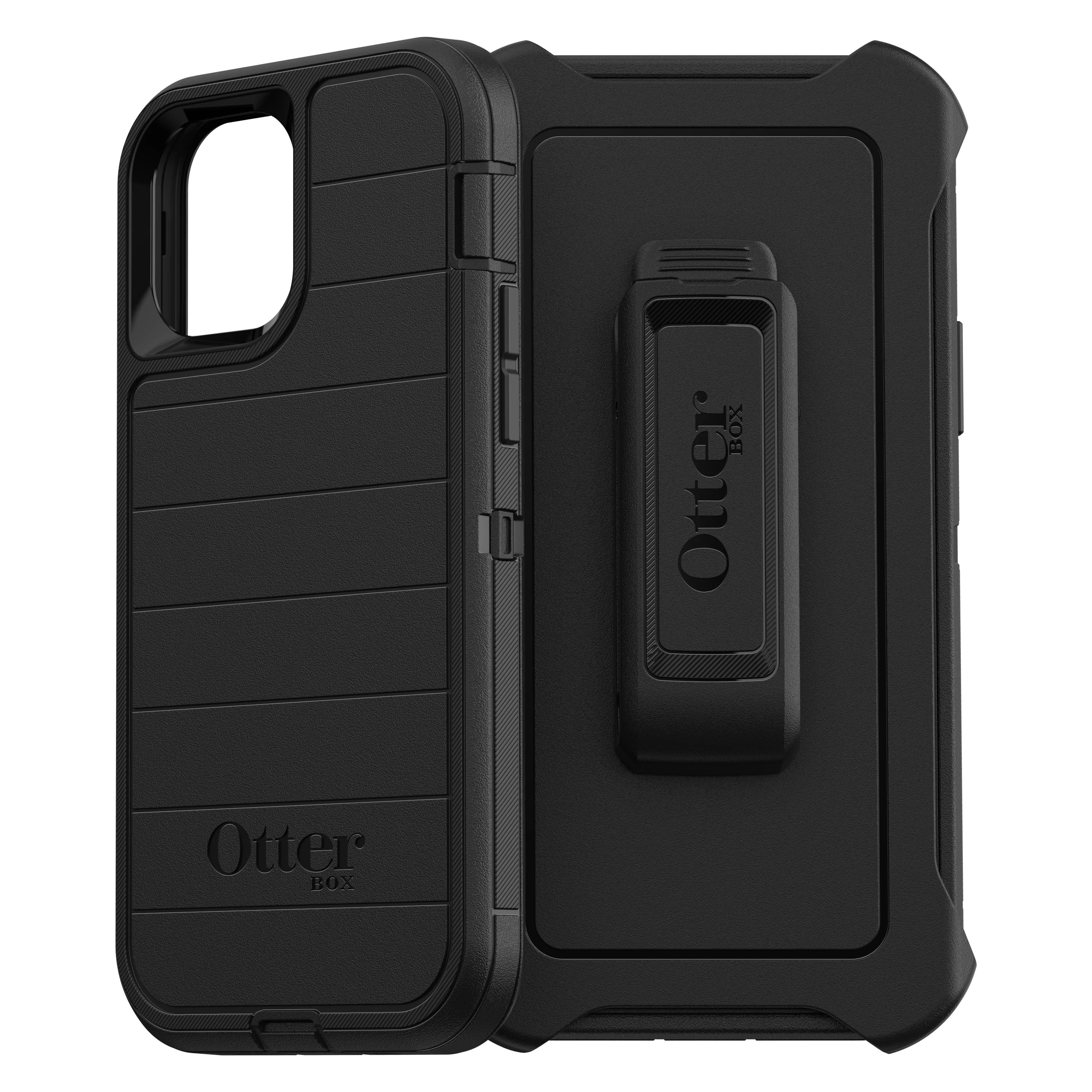 OtterBox Defender Series Pro Phone Case for Apple iPhone 12, iPhone 12 Pro - Black - Walmart.com | Walmart (US)