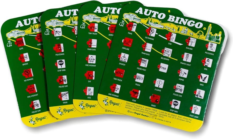Regal Games Finger-Tip Shutter Bingo Cards with Sliding Windows - Auto Bingo Game Set - Assorted ... | Amazon (US)