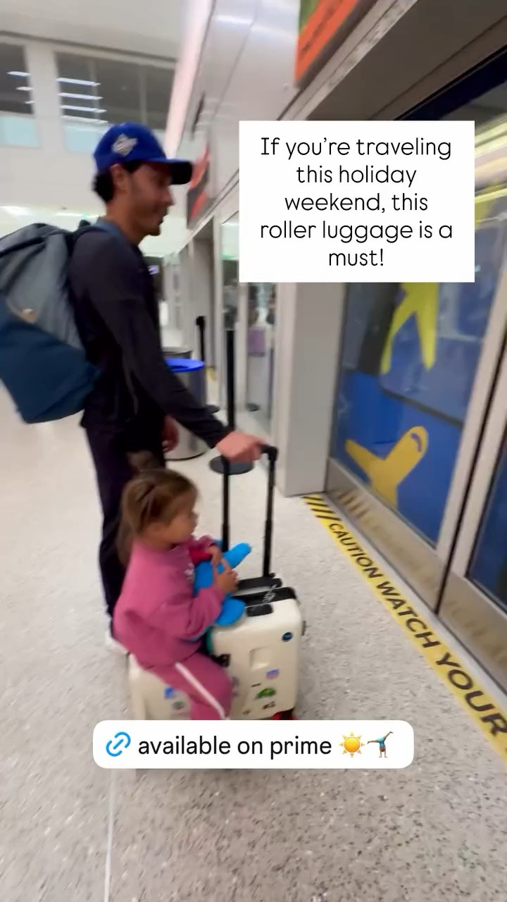 If you’re traveling this holiday weekend, this roller luggage is a must! Linking some of our favorite toddler travel must haves below.

Amazon prime
Toddler travel must haves

#LTKmomlife #LTKTravel #LTKKids