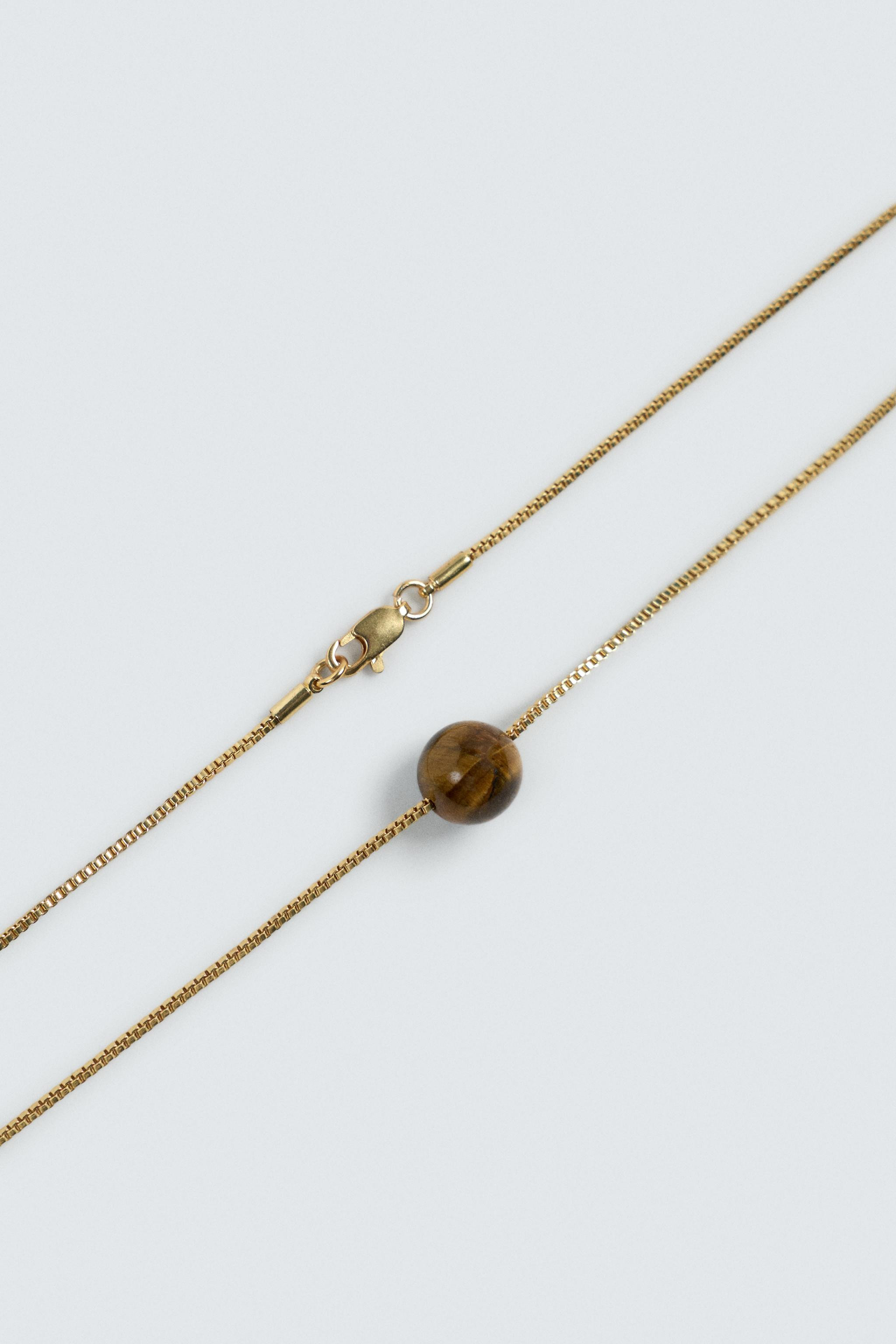 STONE PENDANT CHAIN | Zara US
