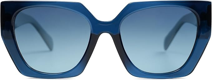 SOJOS Large Oversized Polarized Sunglasses for Women, Big Designer Womens Trendy Square Shades SJ... | Amazon (US)