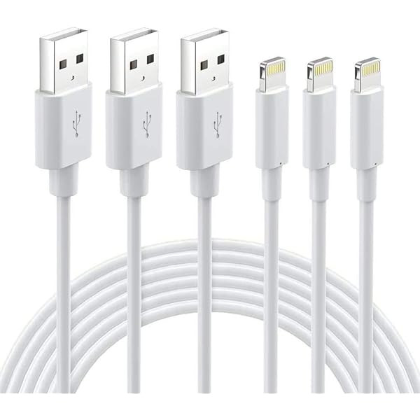 [Apple MFi Certified] iPhone Charger 10 ft 3 Pack, Lightning to USB Cable 10 Foot, Long Fast iPhone  | Amazon (US)