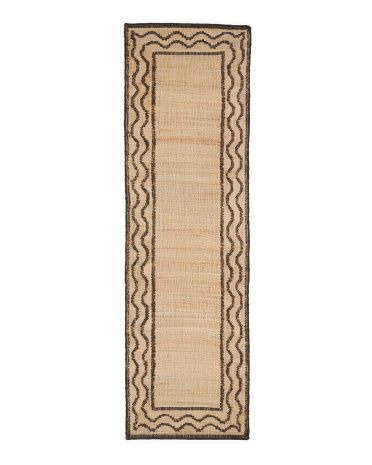 2x8 Handwoven Natural Fiber Runner | TJ Maxx