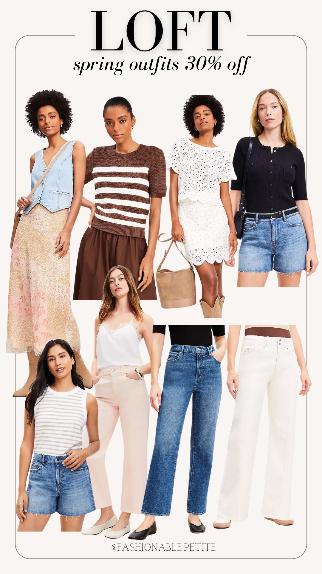 Spring outfits from loft!  I love this croquet skirt and sweater for a country concert!

Spring outfit, concert outfit, spring jeans, spring fashion, petite outfit 

#LTKPetite #LTKSaleAlert #LTKFindsUnder100