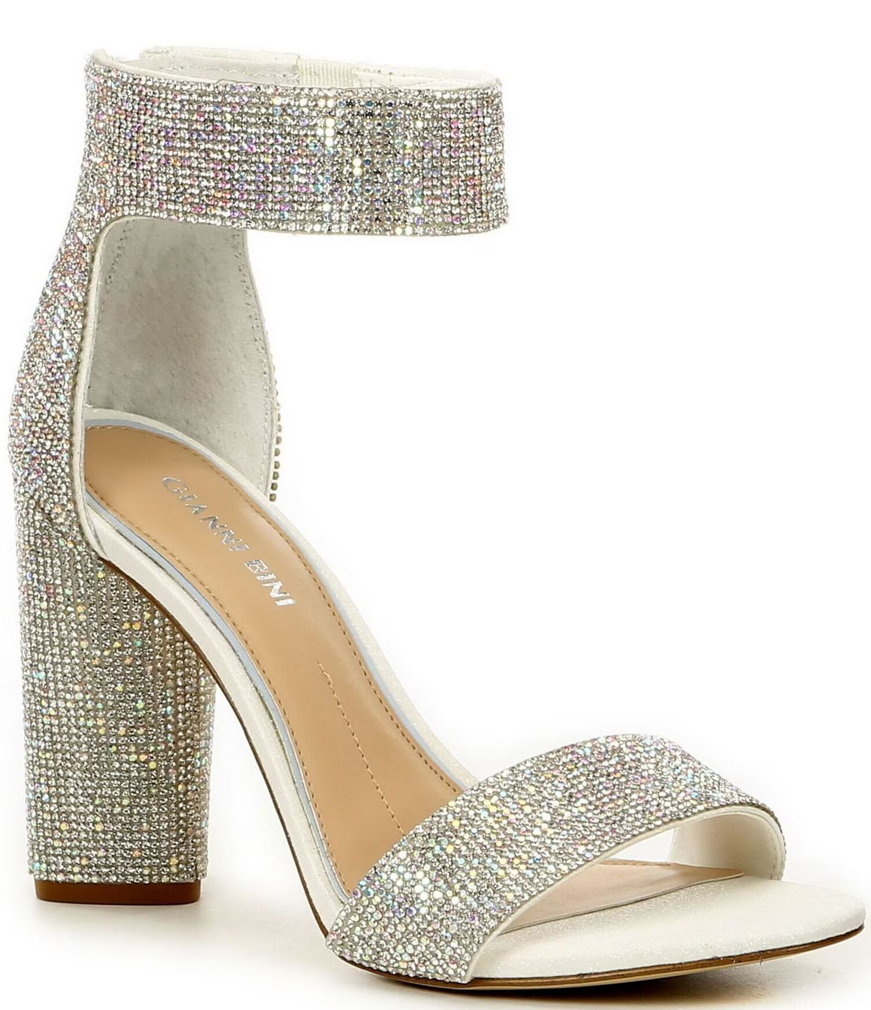 Bridal Collection Ronilynn Bling Jewel Embellished Ankle Strap Dress Sandals | Dillard's