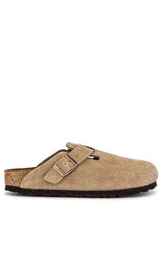 Boston Soft Footbed Clog in Taupe | Revolve Clothing (Global)