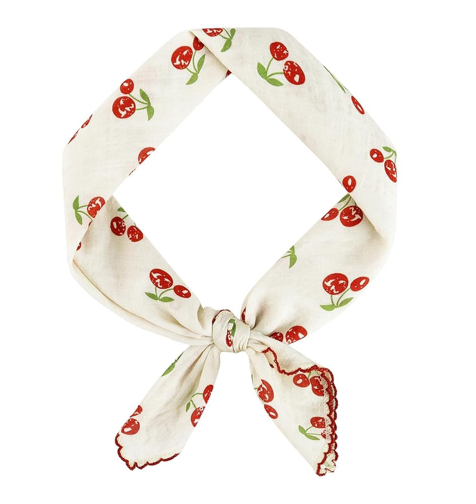 GERINLY Holiday Neckerchief Festival Print Square Scarf Fashion Head Wrap Ponytail Accessories fo... | Amazon (US)