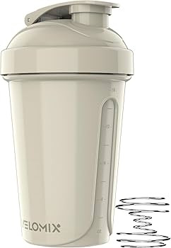 -6 PACK- 20 OZ Protein Shaker Bottles for Protein Mixes, Shaker Cups for Protein Shakes, Small Sh... | Amazon (US)