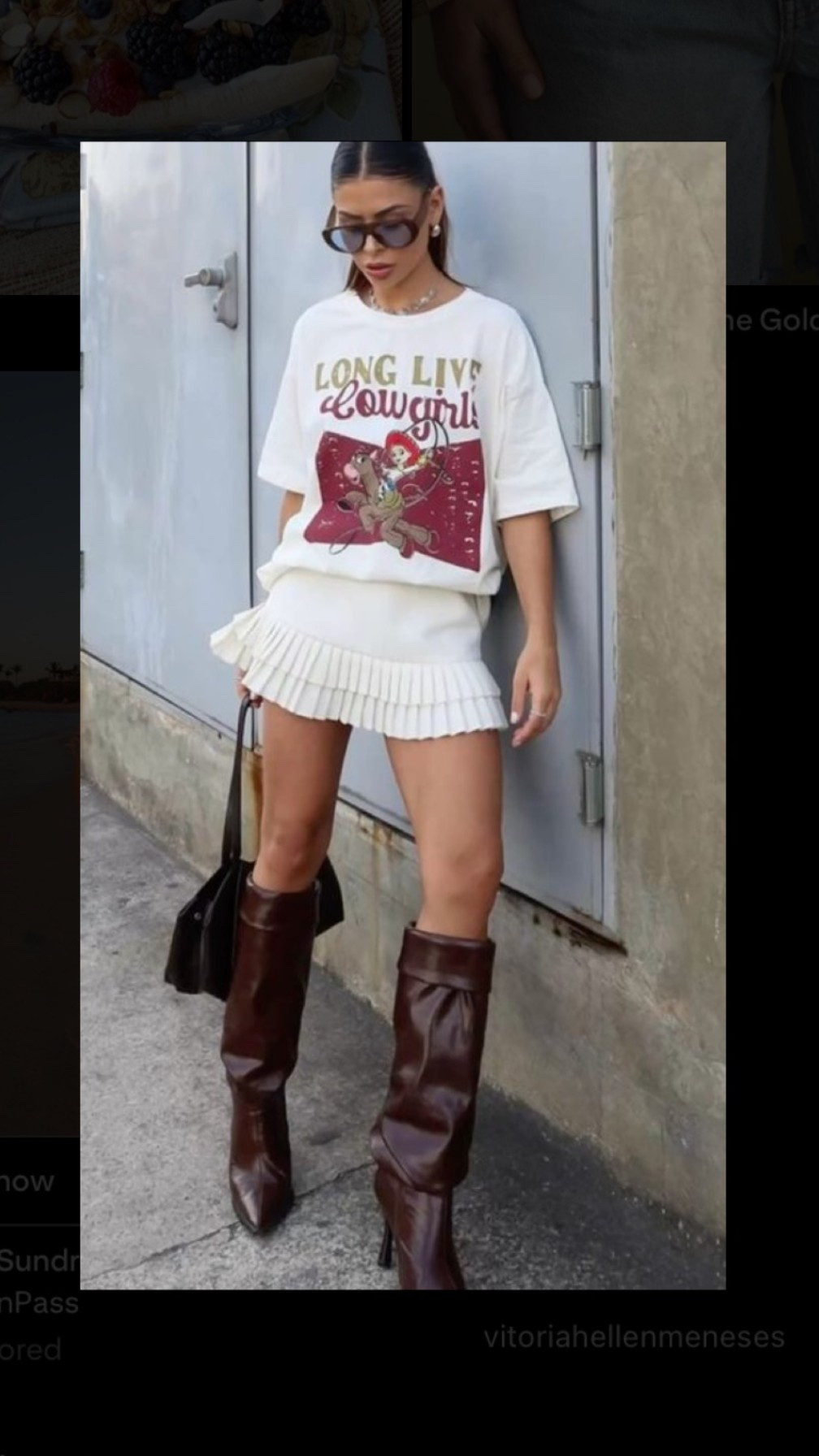 What a cute outfit!! White mini skirt, the it boots for any season paired with a graphic tee and a black shoulder bag and your ready to go anywhere!

Outfits, ootd, mini white skirt, skirt, tee shirt, top, boots, summer outfits, concert outfits, bag, purse, accessories, sunglasses, date night outfit, clothes, summer clothes , work outfit , date night outfits, comfy outfits ,

#LTKFindsUnder50 #LTKShoeCrush #LTKItBag