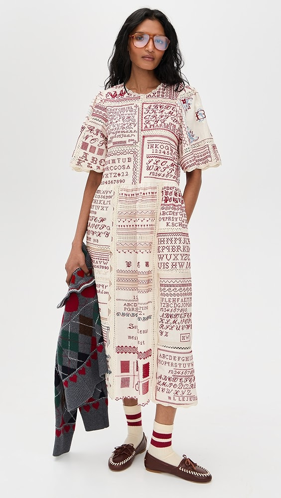 Kit Embroidered Midi Dress | Shopbop