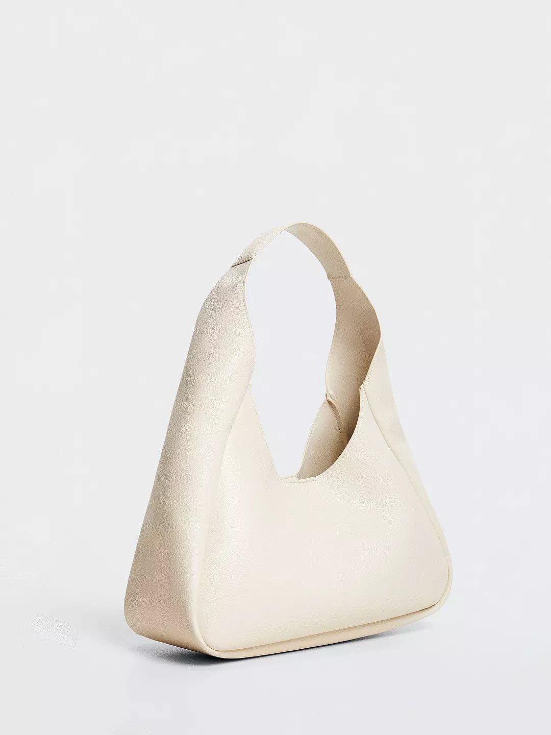 Mango Daniela Slouch Grab Bag, Natural White | John Lewis (UK)