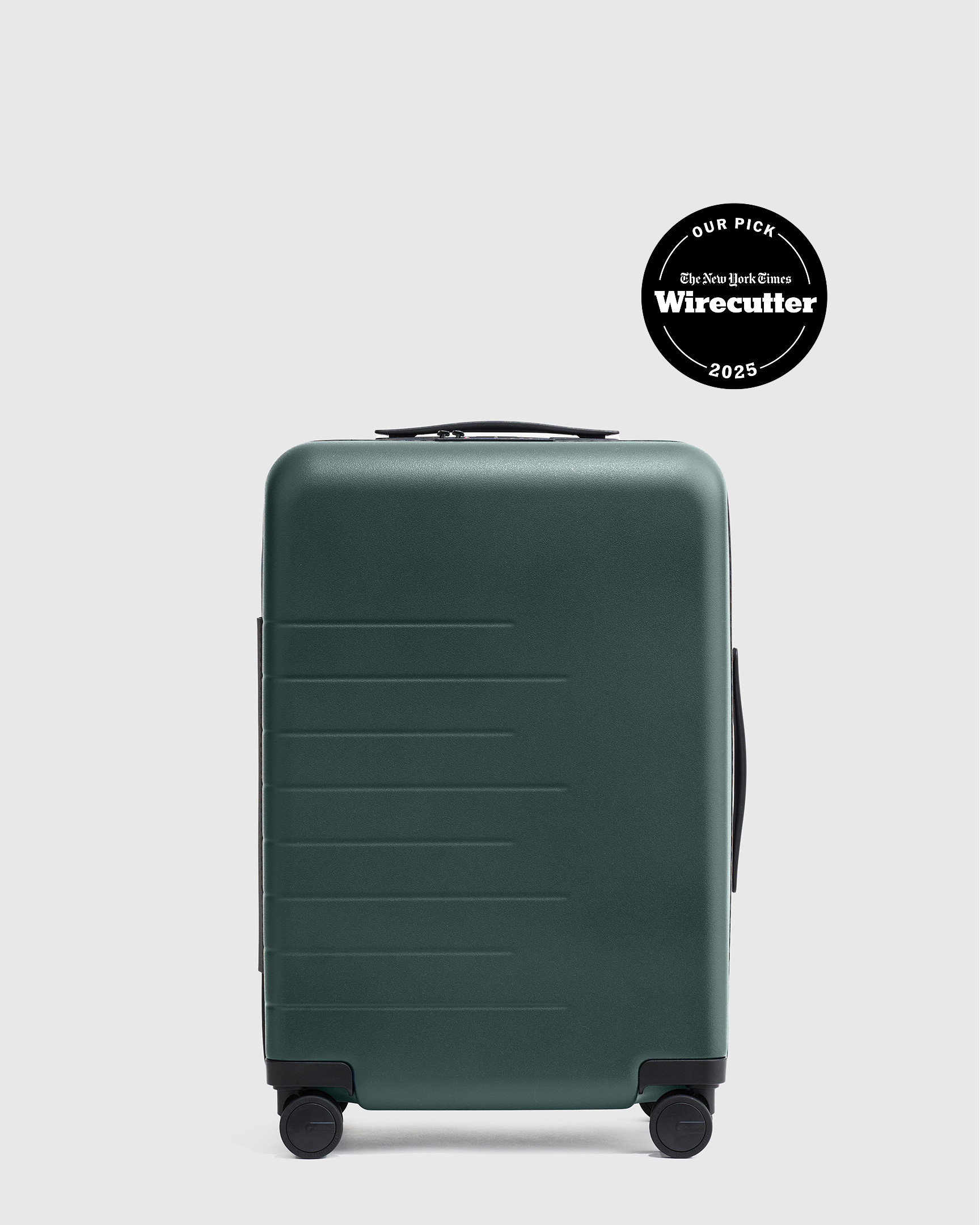 Quince | Carry-On Suitcase in Dark Green, Polycarbonte | Quince