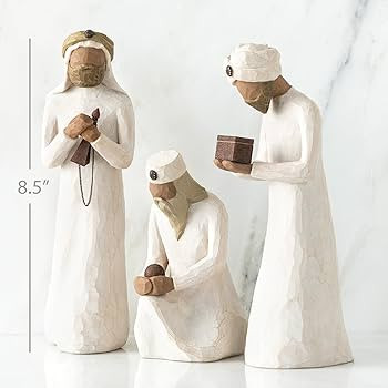 Willow Tree Nativity Deluxe Plus The Three Wise Men and Camel, 14-Piece Set | Amazon (US)