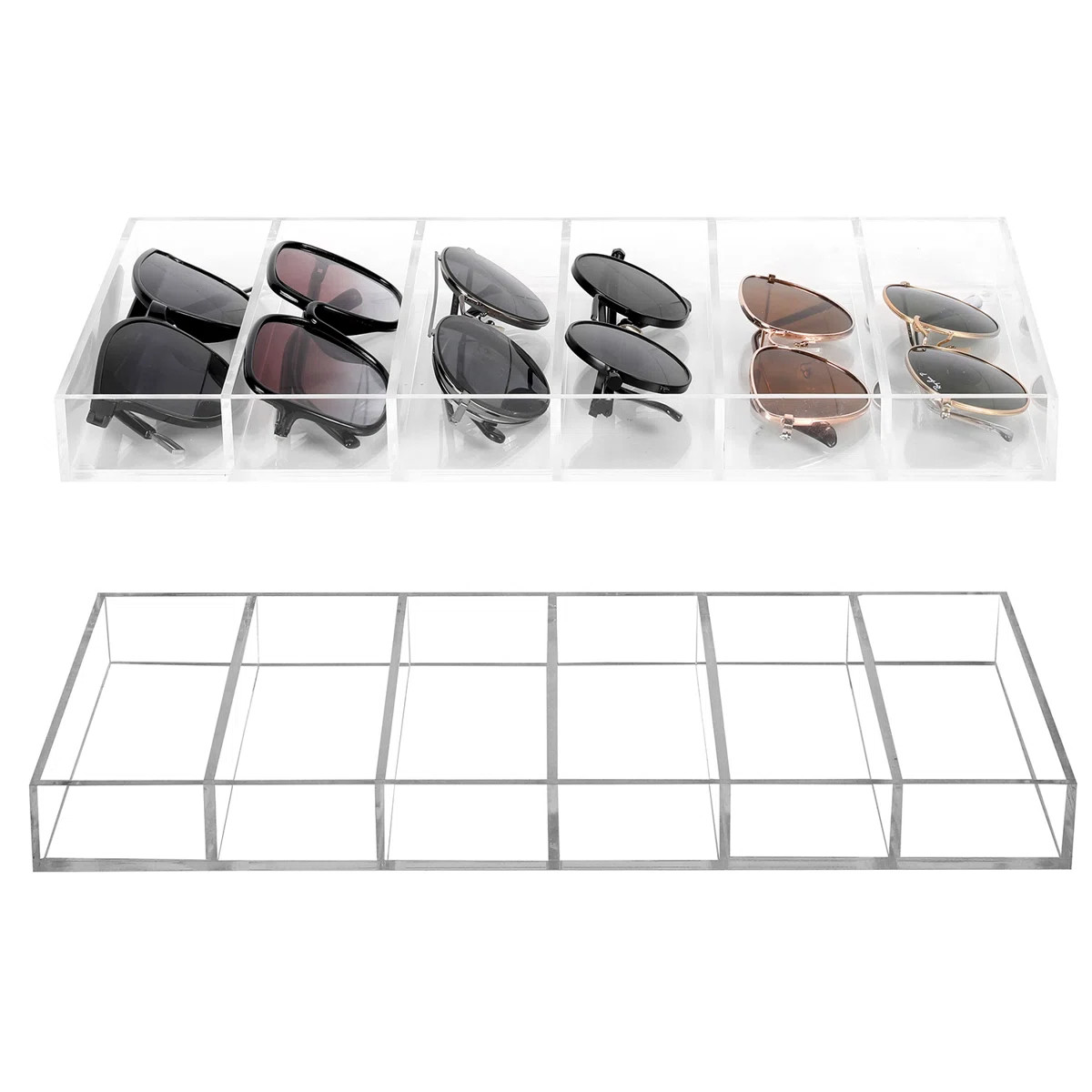 Acrylic Jewelry Organizer Tray + (Set of 2) | Wayfair North America