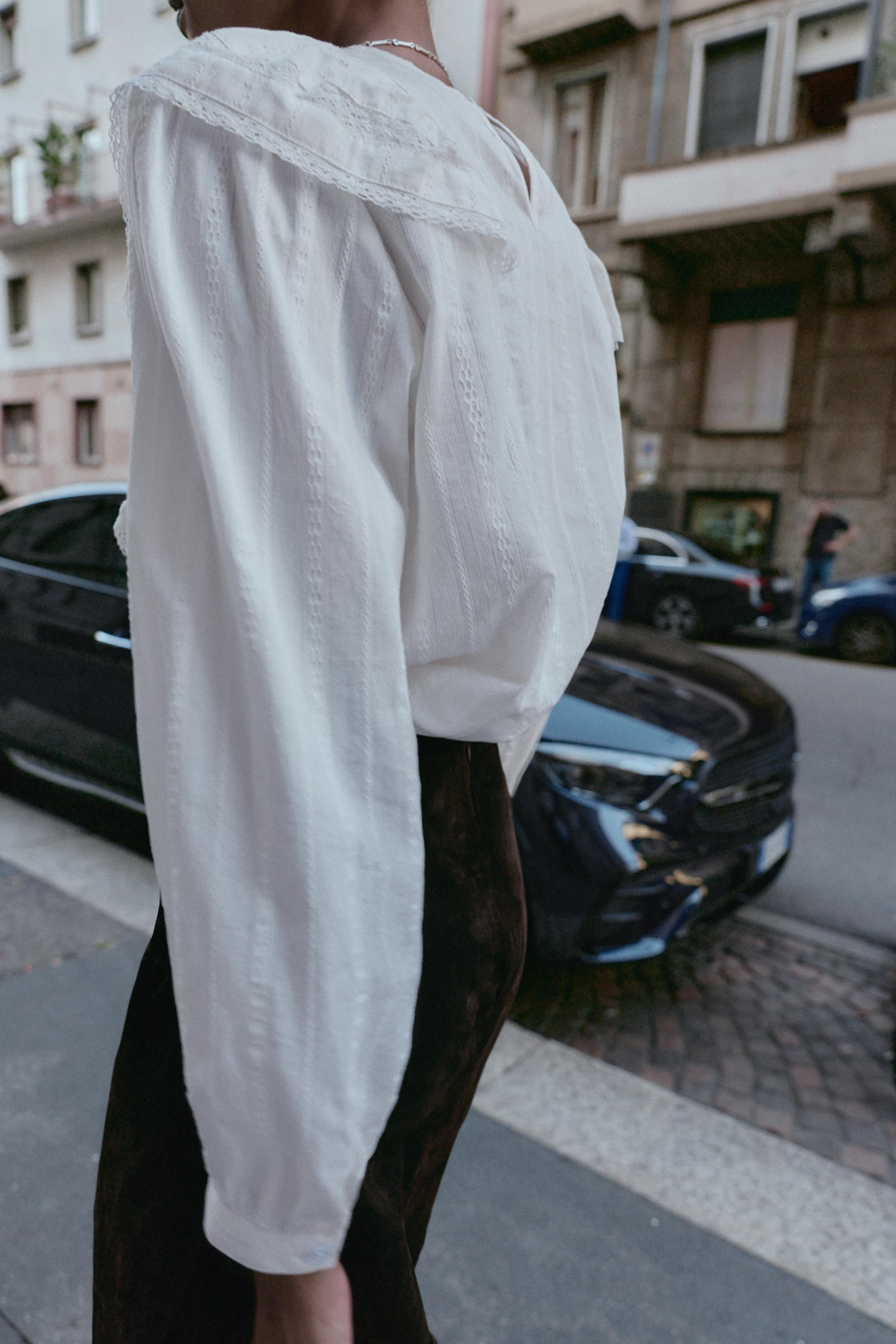 ROMANTIC RUFFLED SHIRT | Zara US