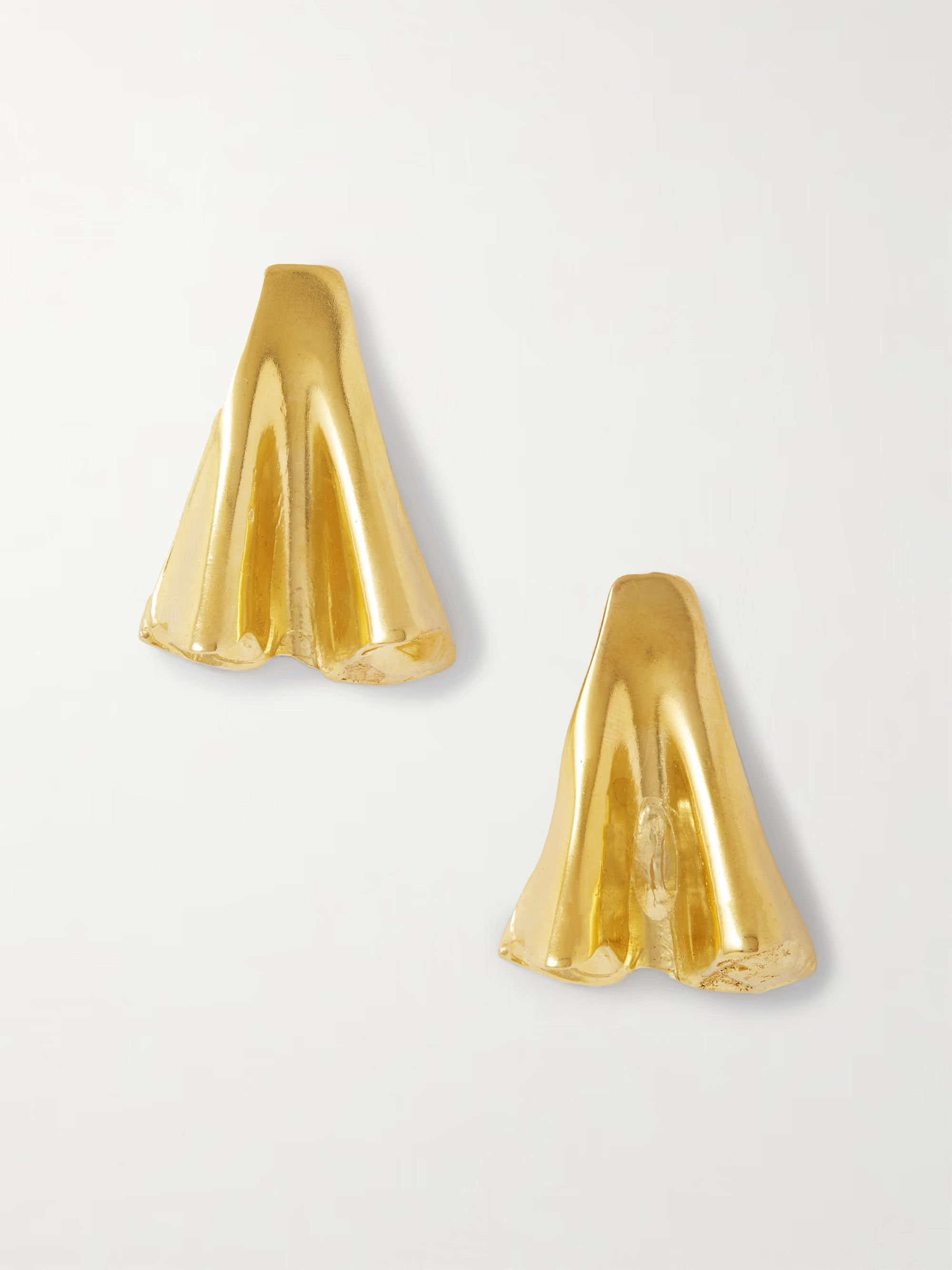 + Danielle Copperman Hedi gold-plated earrings | NET-A-PORTER (US)