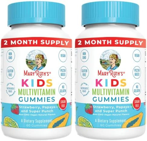 Kids Vitamins by MaryRuth's | Sugar Free | 2 Month Supply | Kids Multivitamin Gummies with Organi... | Amazon (US)