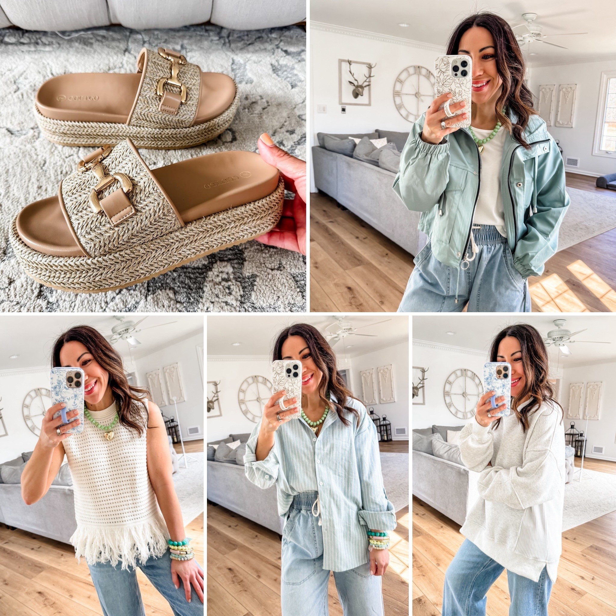 Some of my top fashion picks from @amazon big spring sale. Platform sandals TTS. Small tops. Small spring jacket. #ad #founditonamazon

#LTKOver40 #LTKSaleAlert
