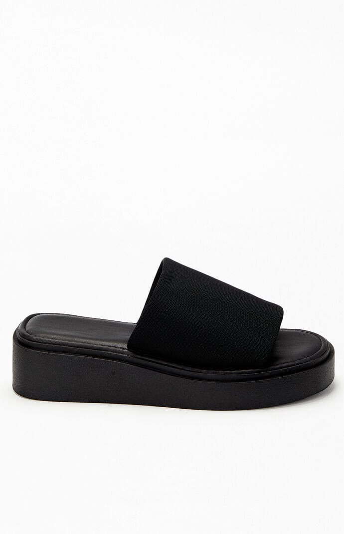 Women's Platform Sandals in Black - Size 10 | PacSun
