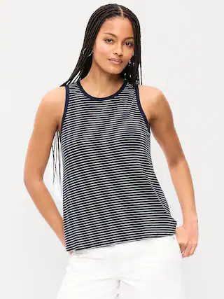 Luxe High-Neck Tank Top | Old Navy (US)