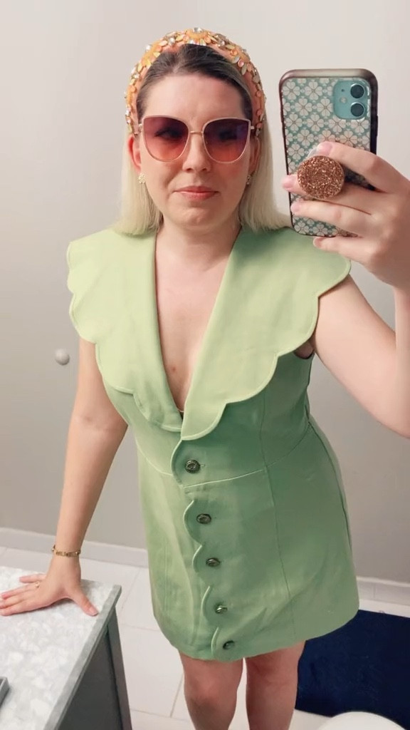 I have been OBSESSED with scallop details this season and this dress from #anthropologie does it oh so well!

I love that I can wear simple accessories for a casual look or really dress it up for a more formal event.

#LTKFind #LTKSeasonal #LTKshoecrush