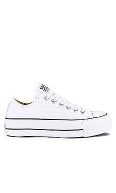 Converse Chuck Taylor All Star Lift Sneaker in White & Black from Revolve.com | Revolve Clothing (Global)